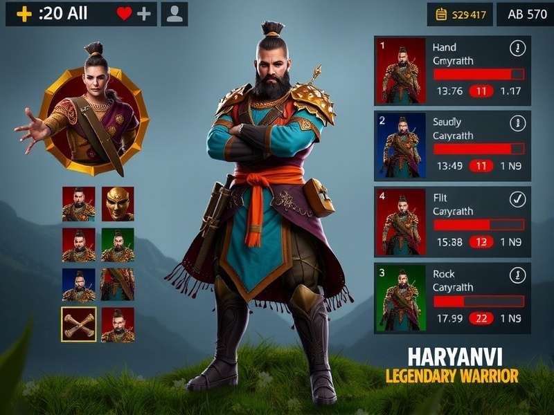 Haryanvi Legendary Warrior player statistics in India